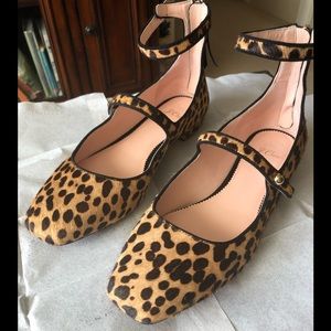 Like New! J Crew Calf Hair Ballet Flats